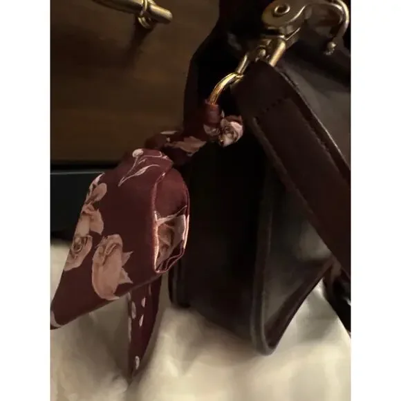 Vintage Coach City Willis Rare Mahogany Bag Restored - Picture 5 of 10